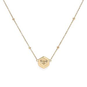 Olivia Burton Minima Bee gold pendant necklace